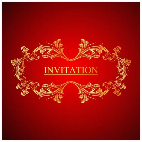 red invitation template|Invitation templates .